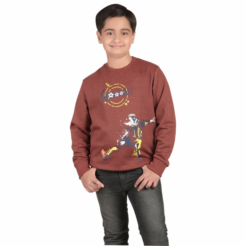 Bodycare Boys Fleece Round Neck Full Sleeves Sweat Shirt