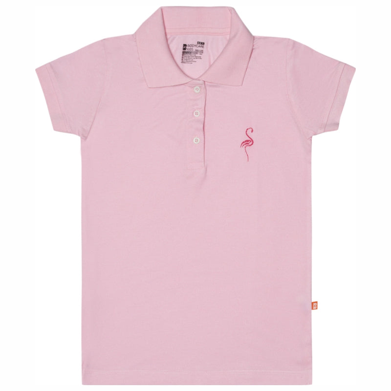 Bodycare Girls Polo Neck Half Sleeves Tshirt