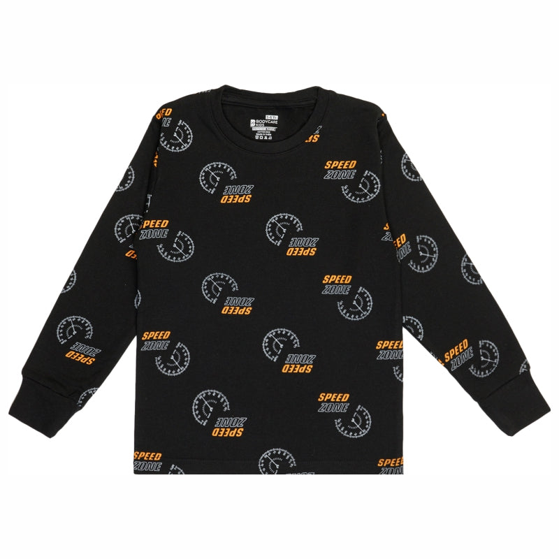 Bodycare Boys Round Neck Full Sleeves Printed Tshirt