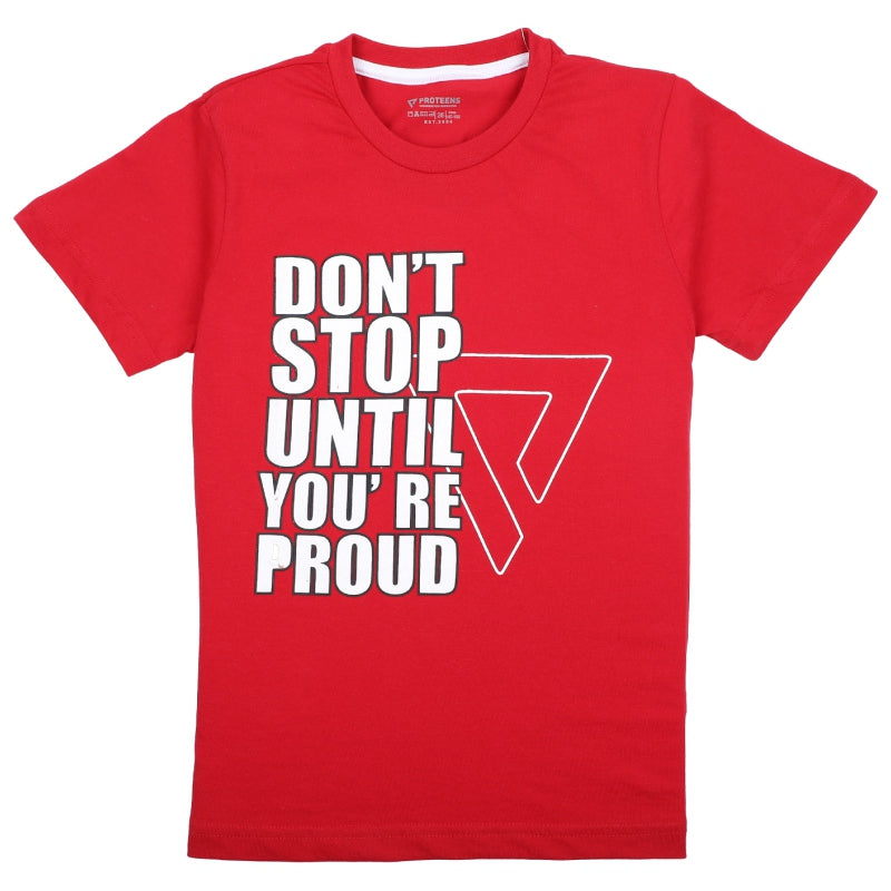 Bodycare Boys Cotton Tshirt Round Neck Half Sleeves Solid