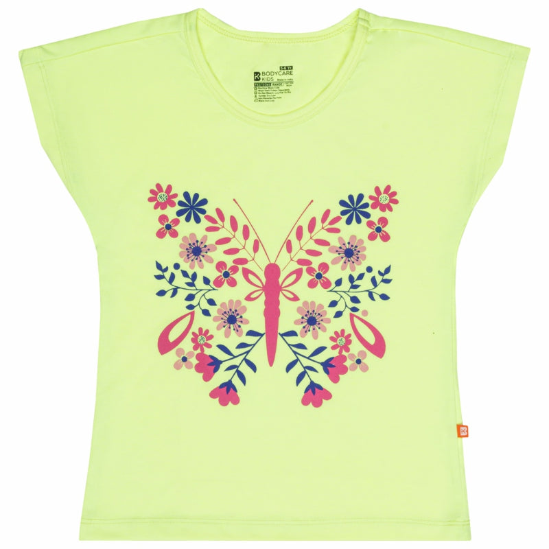 Bodycare Girls Round Neck Half Sleeves Tshirt