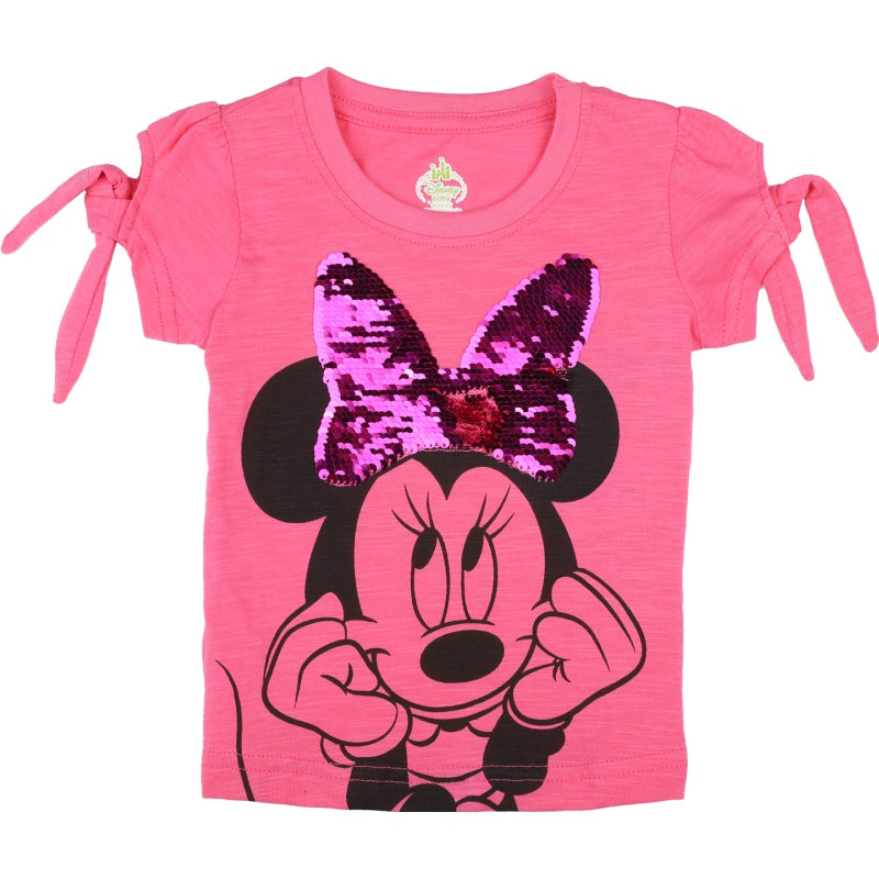 Bodycare Girls Cotton Minnie & Friends Round Neck Half Sleeves T-Shirt