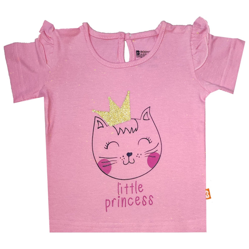 Bodycare Girls Round Neck Half Sleeves Tshirt