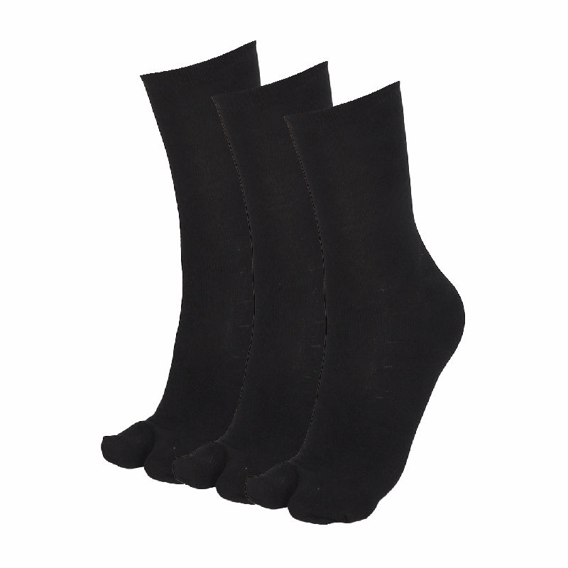 Bodycare Womens Solid Mid Calf Length Socks Pack Of 3