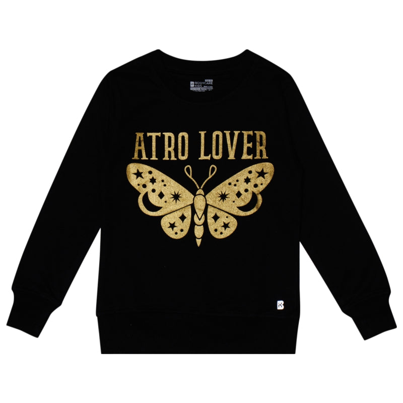 Bodycare Girls Round Neck Full Sleeves Printed Sweat Shirt