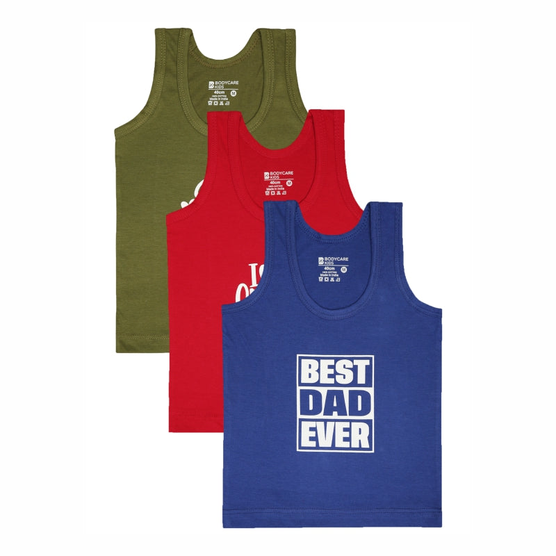 Bodycare Unisex Baby Round Neck Sleeveless Vest Pack Of 3