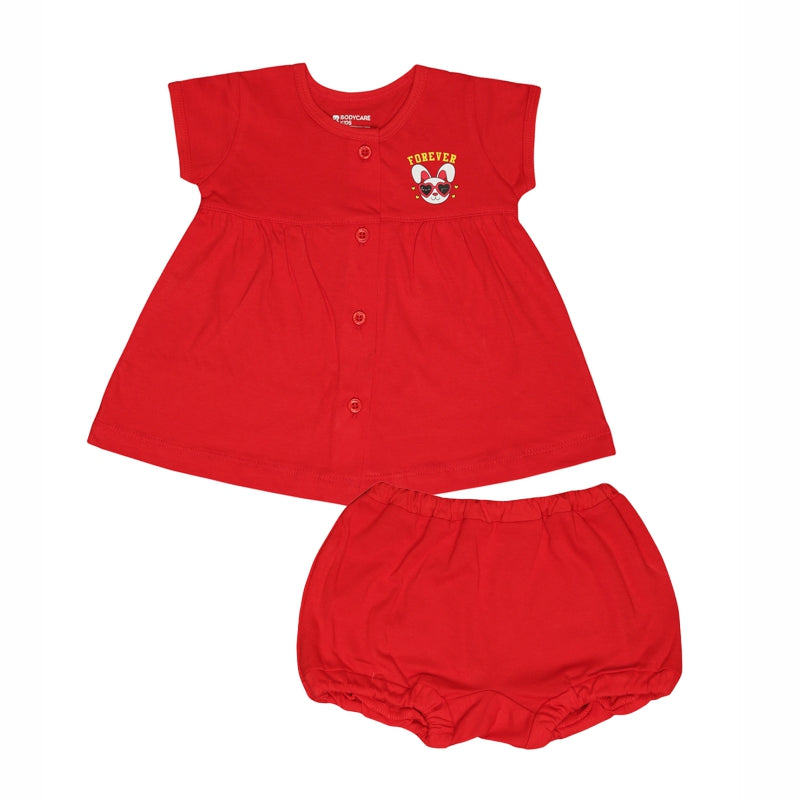 Bodycare Girls Frock & Shorts Set