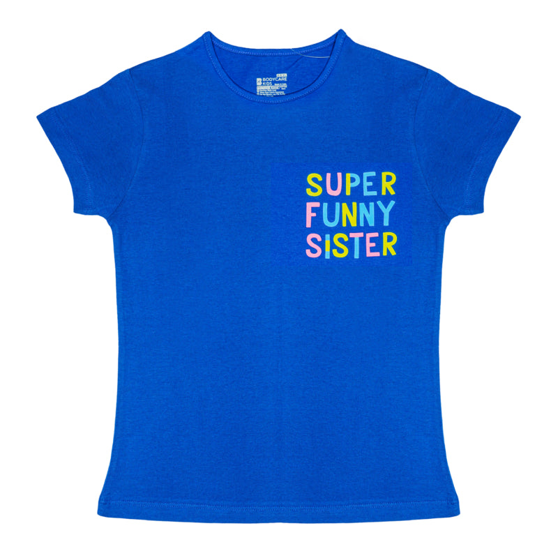 Bodycare Girls Round Neck Half Sleeves Rakhi Tshirt