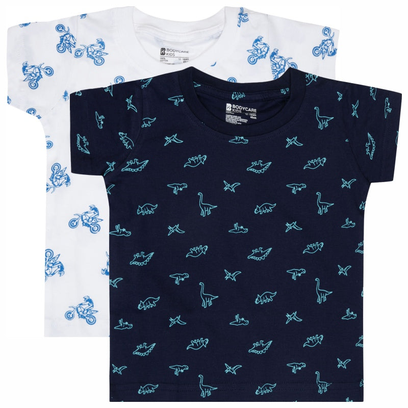 Bodycare Boys Round Neck Half Sleeves Tshirt Pack Of 2