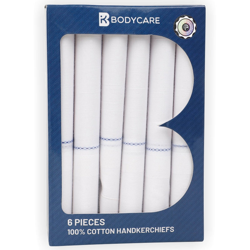 Bodycare Mens Cotton Handkerchief Pack Of 6