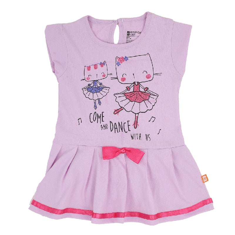 Bodycare Girls Cotton Half Sleeves Round Neck Frock