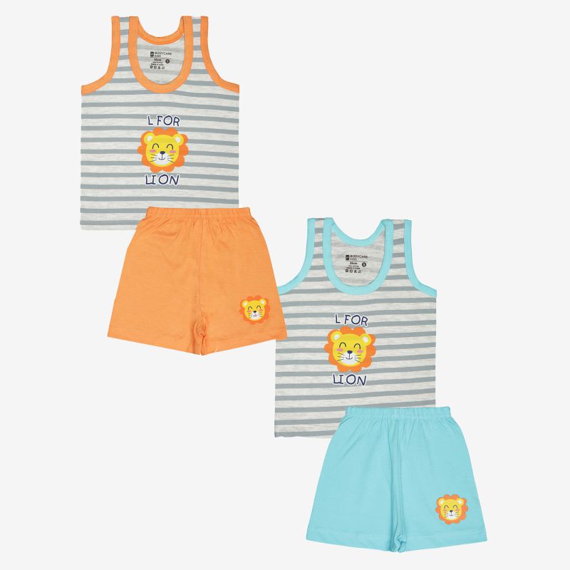 Bodycare Unisex Baby Top & Bottom Set Pack Of 2