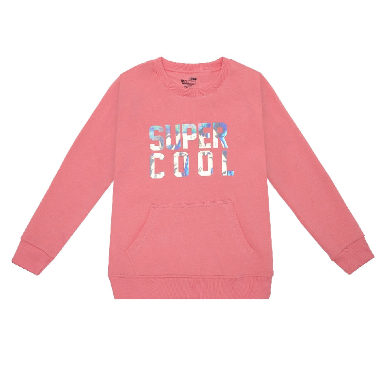 Bodycare Girls Round Neck Full Sleeves Sweat Shirt