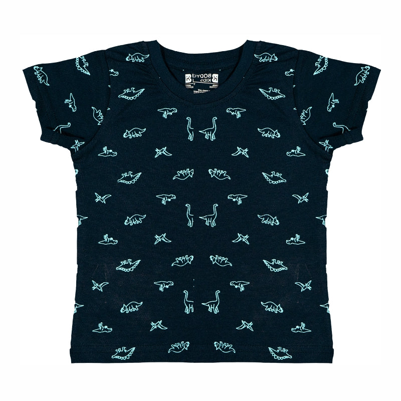 Bodycare Boys Round Neck Half Sleeves Printed Tshirt