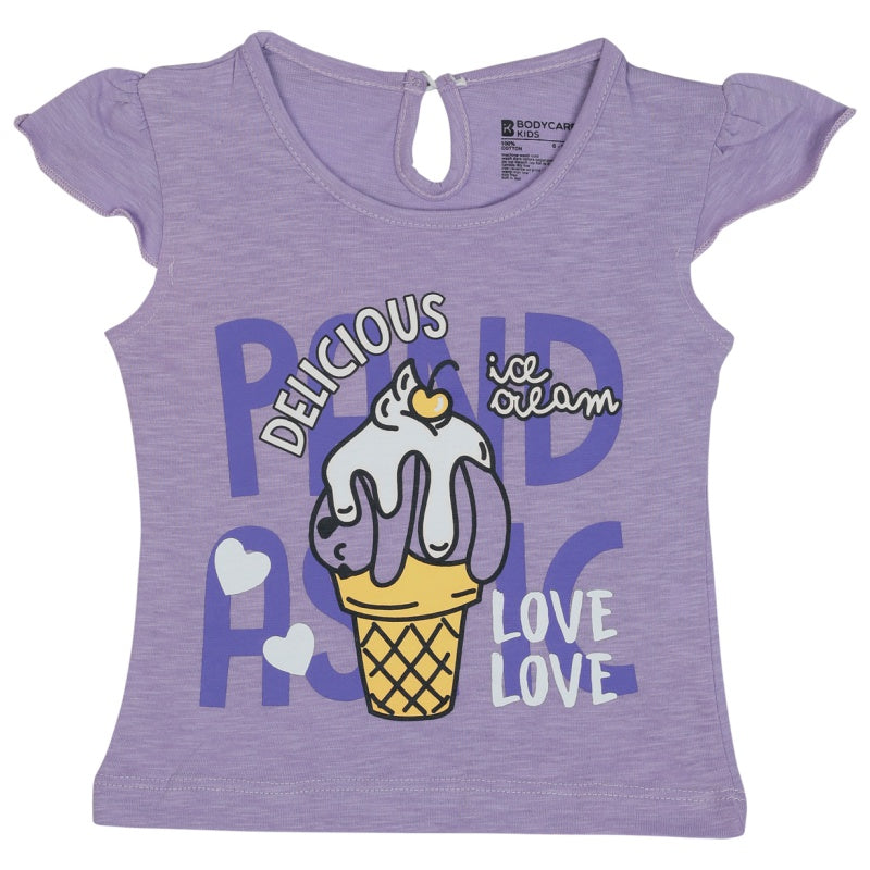 Bodycare Girls Round Neck Half Sleeves T-Shirt