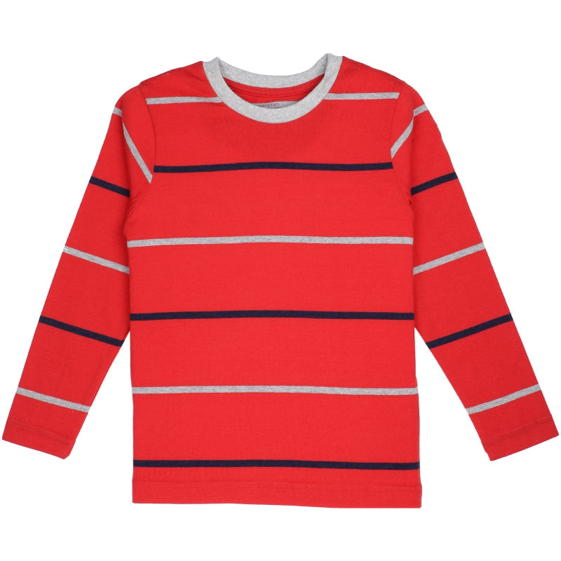 Bodycare Boys Tshirt Striped Round Neck Full Sleeves