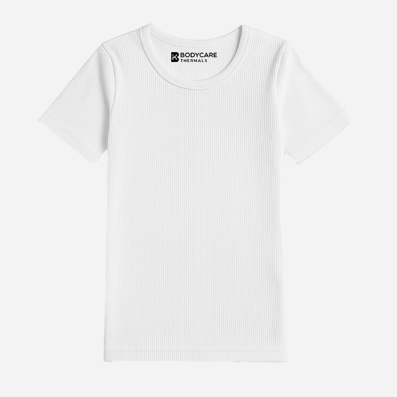 Quilt Bodycare Antibacterial Unisex Thermal Top Round Neck Half Sleeves Pack Of 1