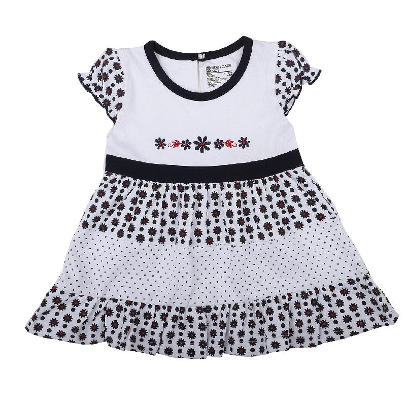 Bodycare Girls Cotton Half Sleeves Round Neck Frock