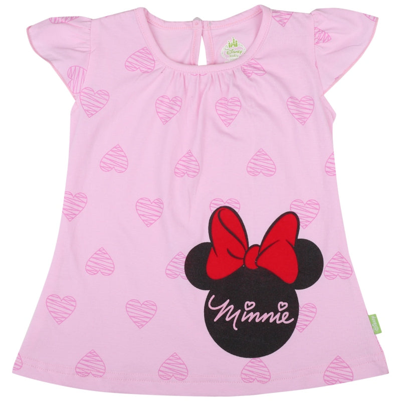 Bodycare Minnie & Friends Girls Cotton Frock Round Neck Sleeveless