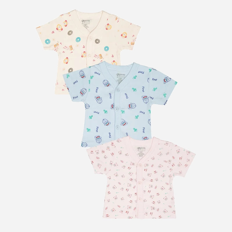 Bodycare Unisex Baby Printed Vest Pack Of 3