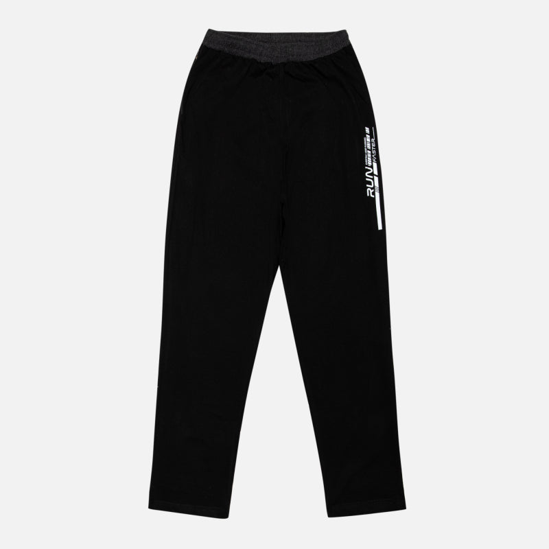 DYCA by Bodycare Men's Polycotton Rich Regular Fit Trackpants with Side Pockets, Track pant for Men, Stretchable fabric, Joggers for Running,  Gym Sports,  Lower for Men & Boys- Black