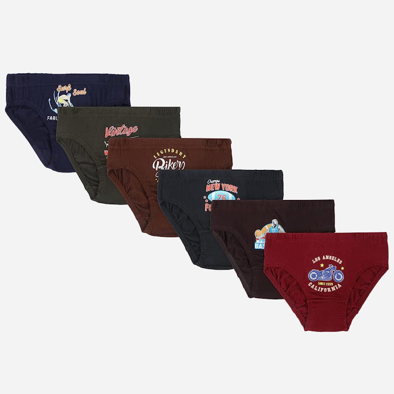 DYCA Boys Cotton Brief Pack Of 6