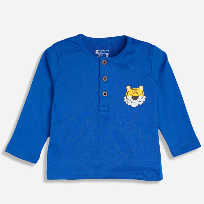 Bodycare Boys Tshirt Henlay Neck Full Sleeves Solid