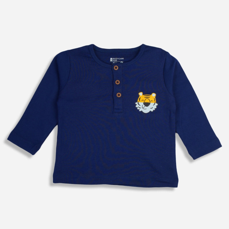 Bodycare Boys Tshirt Henlay Neck Full Sleeves Solid