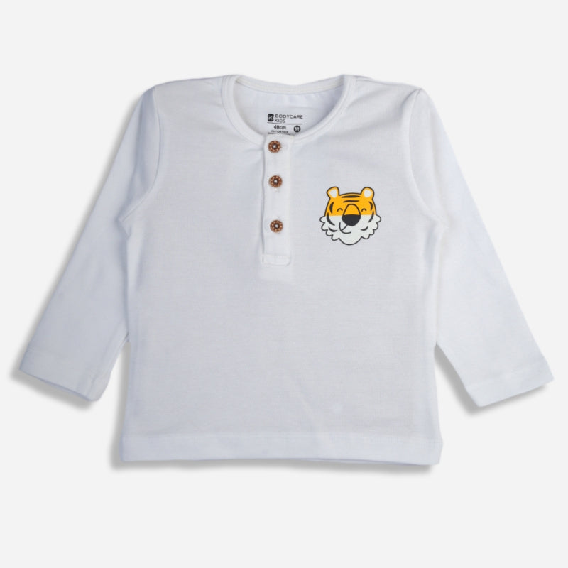 Bodycare Boys Tshirt Henlay Neck Full Sleeves Solid