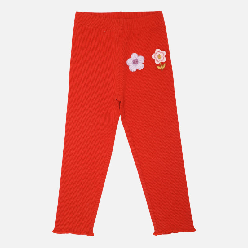 Bodycare Girls Trackpant Solid - Red