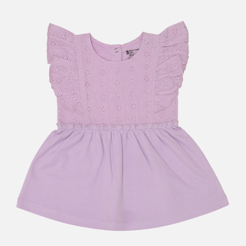 Bodycare Girls Frock Solid - Lilac