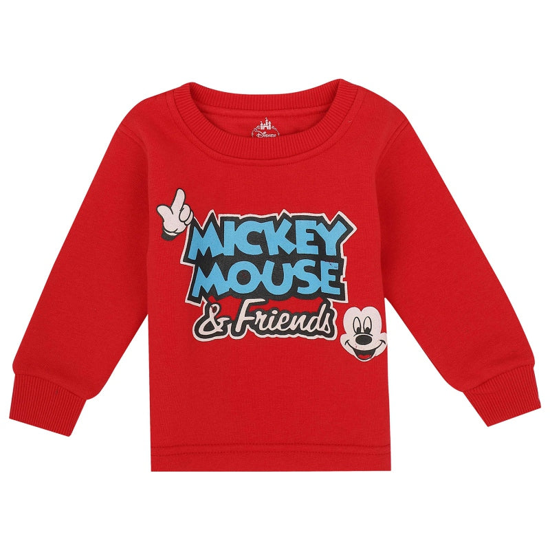 Bodycare Boys Mickey & Friends Round Neck Full Sleeves T-Shirt
