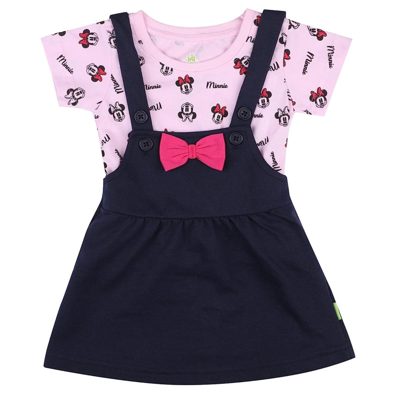Bodycare Minnie & Friends Girls Cotton Frock Round Neck Sleeveless