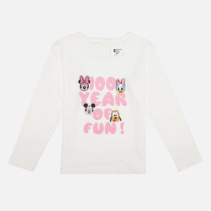 Bodycare Minnie & Friends Girls Tshirt - Marshmallow