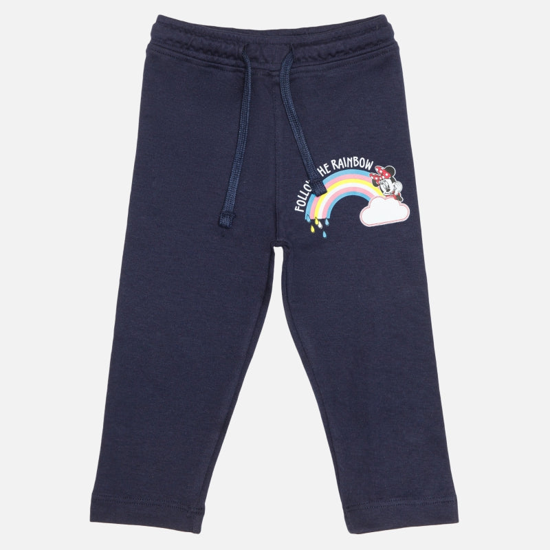Bodycare Minnie & Friends Girls Trackpant Solid - Navy