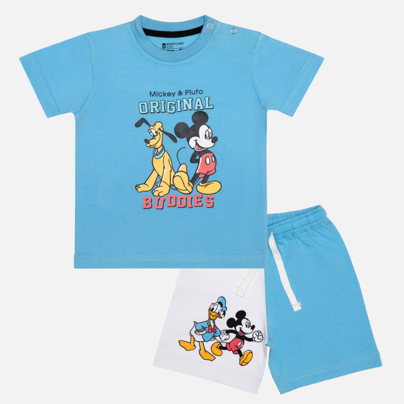 Bodycare Mickey & Friends Boys Set - Baby Blue