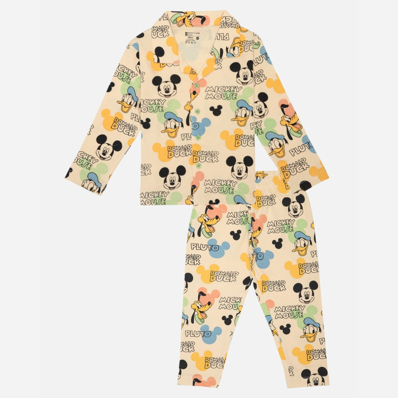 Bodycare Mickey & Friends Boys Night Suit - Baby Banana