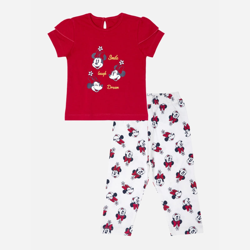 Bodycare Minnie & Friends Girls Set - Red Crimson
