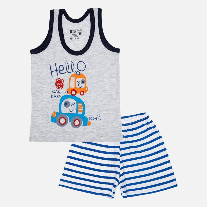 Bodycare Unisex Baby Set Round Neck Sleeveless Solid - Assorted