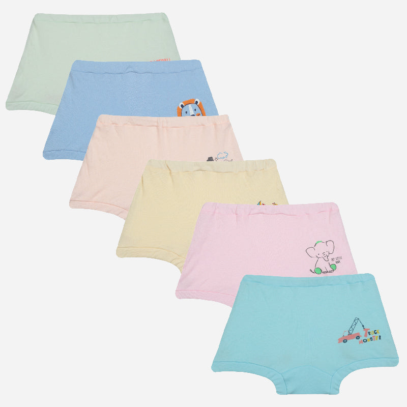 Bodycare Boys Cotton Trunk Solid Pack Of 6