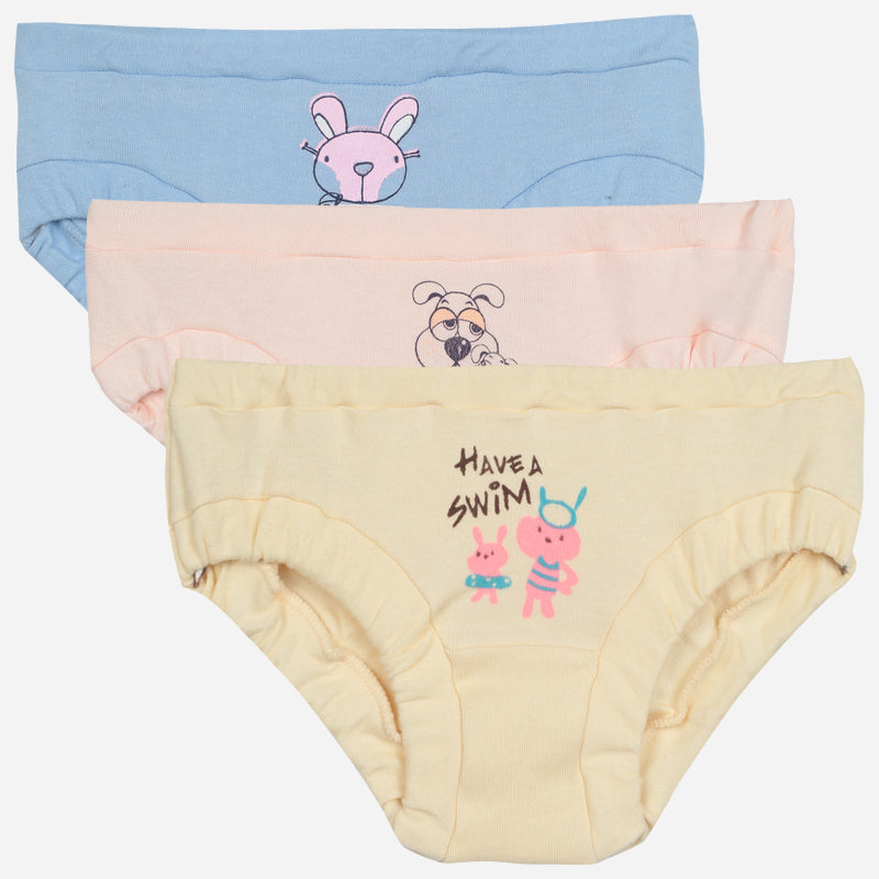 Bodycare Girls Panty Solid Pack Of 3