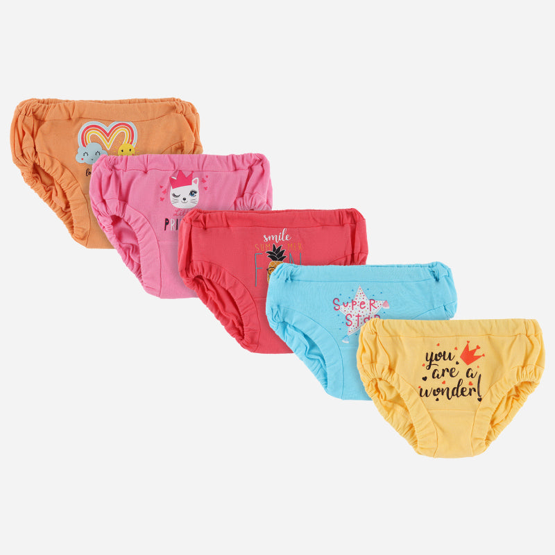 Bodycare Girls Panty Solid Pack Of 5