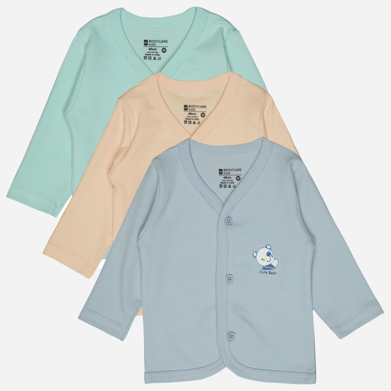 Bodycare Baby Front Open Top Pack Of 3