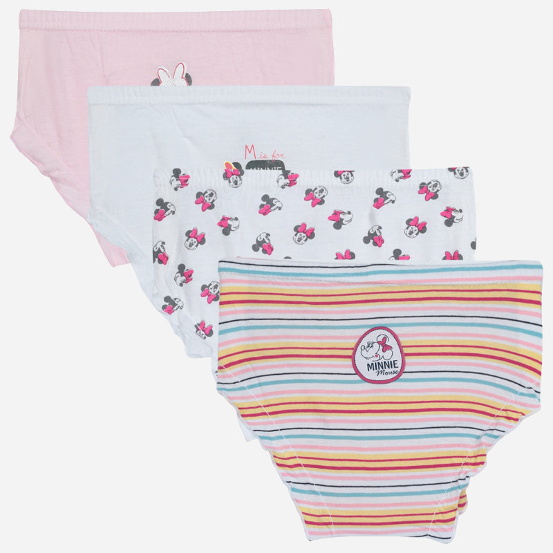 Bodycare Minnie & Friends Girls Panty Solid Pack Of 4