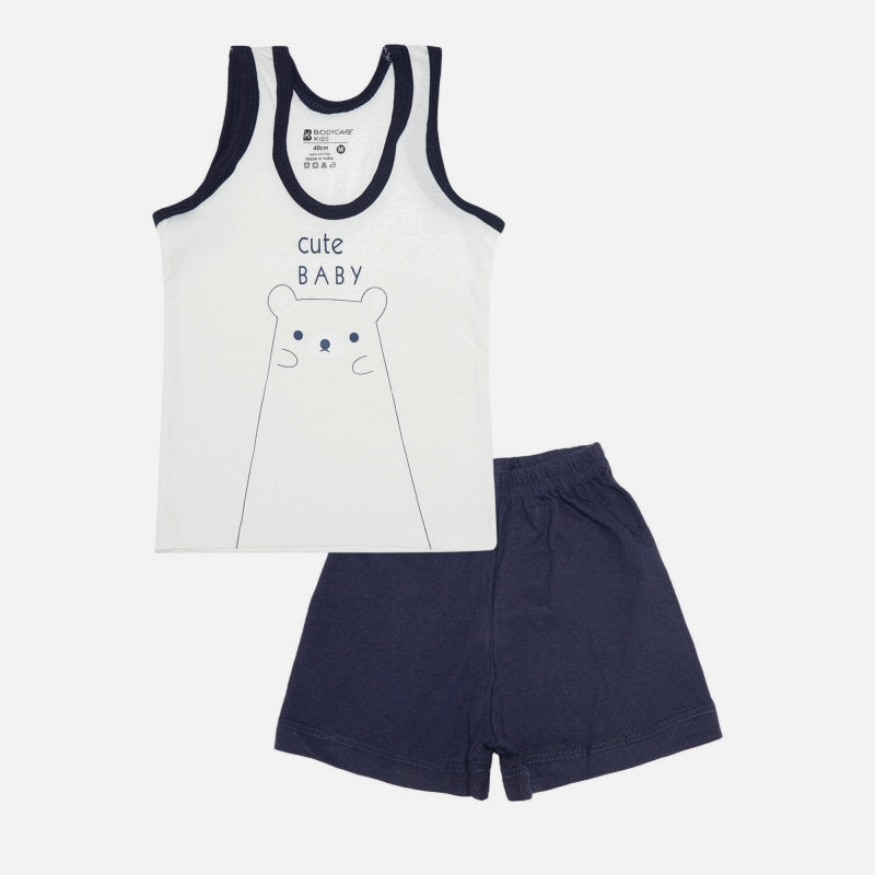 Bodycare Unisex Baby Set Round Neck Sleeveless Solid - Assorted