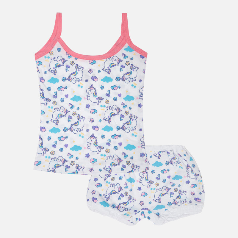 Bodycare Girls Top & Bottom Set Dori Neck - Assorted