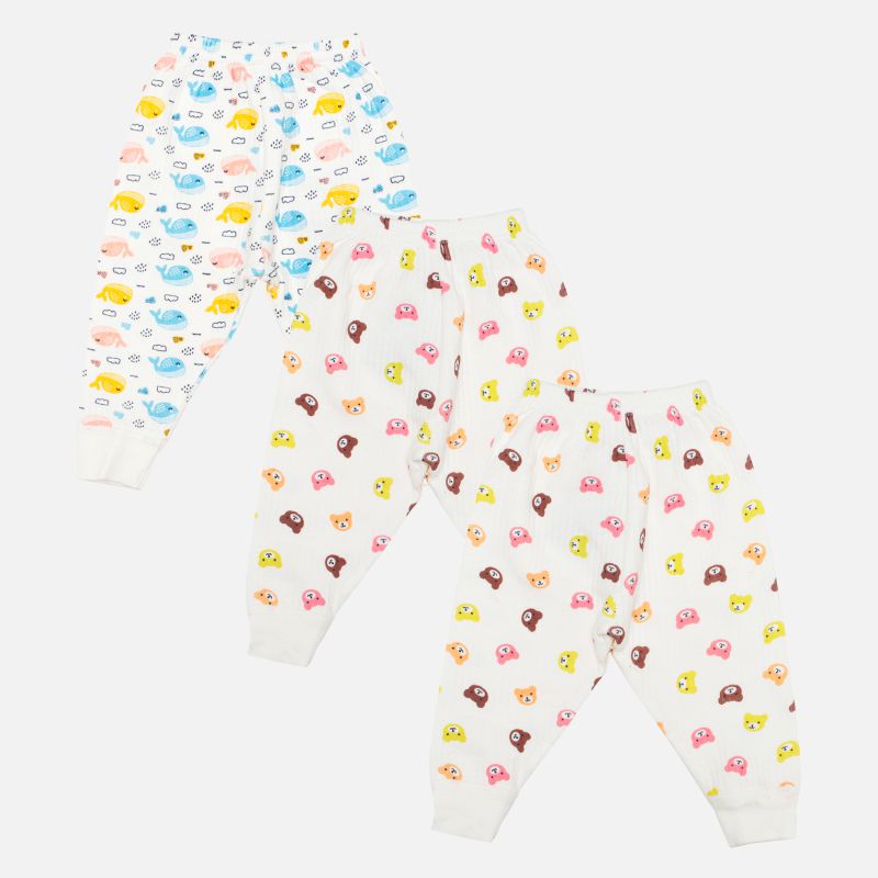 Bodycare Unisex Thermal Pajami Pack Of 3 - Assorted