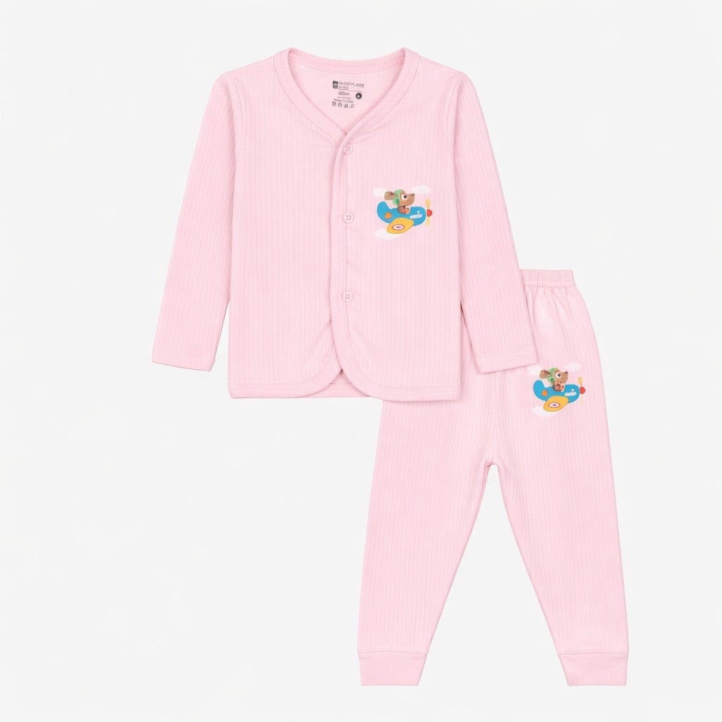 Bodycare Unisex Baby Thermal Top & Bottom Set