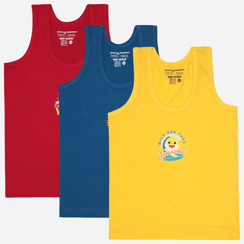 Bodycare Unisex Round Neck Sleeveless Vest Pack Of 3