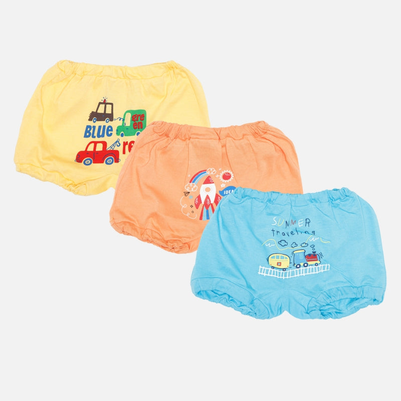 Bodycare Boys Trunk Solid Pack Of 3 - Assorted